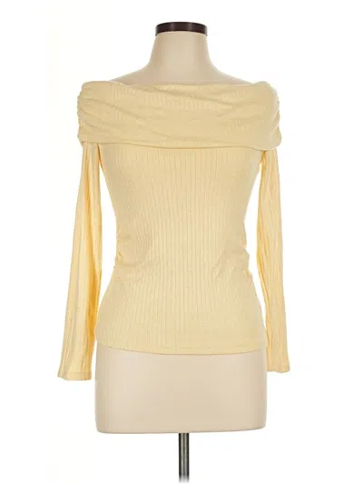 Pre-owned Assorted Brands Turtleneck Sweater In Yellow