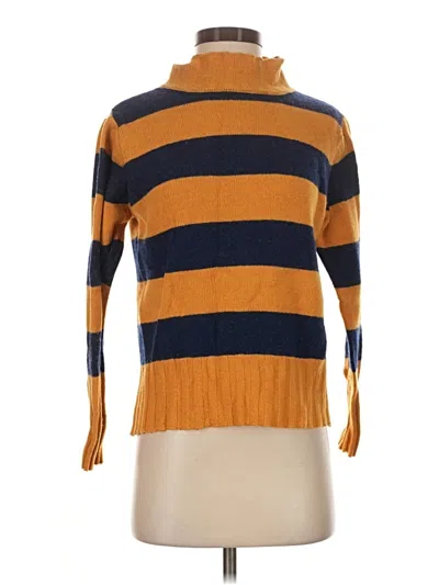 Pre-owned Assorted Brands Turtleneck Sweater In Yellow