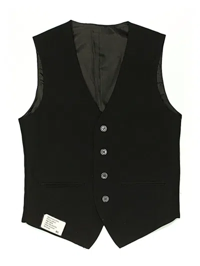 Pre-owned Assorted Brands Kids' Tuxedo Vest In Black