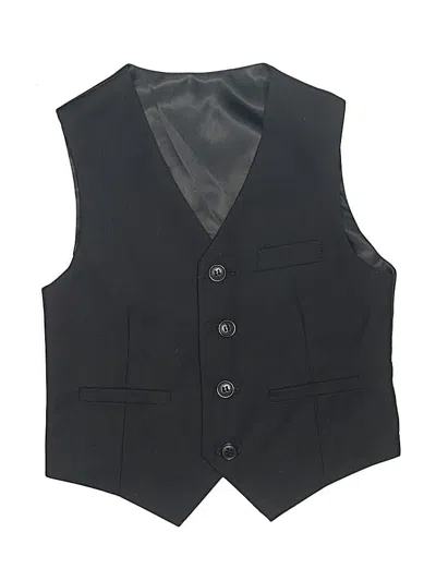 Pre-owned Assorted Brands Kids' Tuxedo Vest In Black