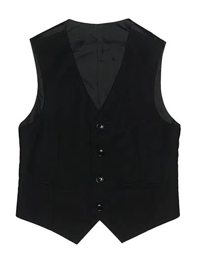 Pre-owned Assorted Brands Kids' Tuxedo Vest In Black