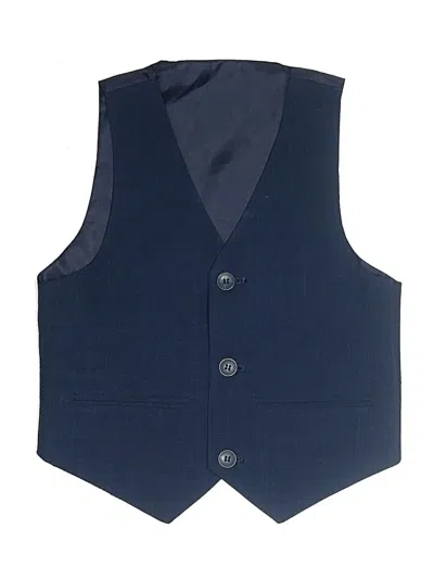 Pre-owned Assorted Brands Kids' Tuxedo Vest In Blue