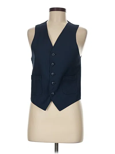 Pre-owned Assorted Brands Tuxedo Vest In Blue