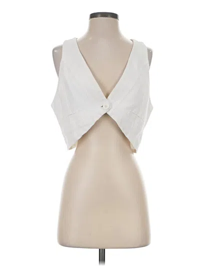 Pre-owned Assorted Brands Tuxedo Vest In White