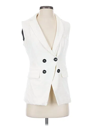Pre-owned Assorted Brands Tuxedo Vest In White