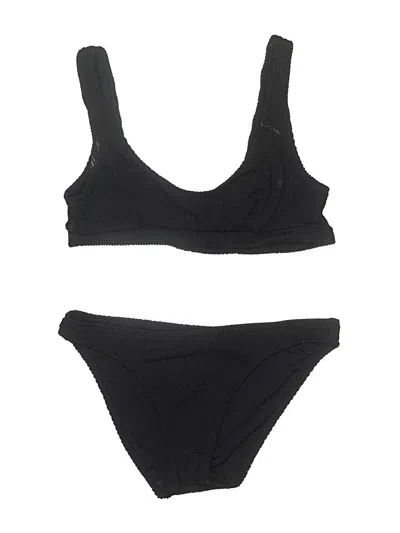 Pre-owned Assorted Brands Two Piece Swimsuit In Black
