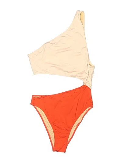 Pre-owned Assorted Brands Two Piece Swimsuit In Orange