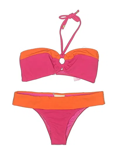 Pre-owned Assorted Brands Two Piece Swimsuit In Orange