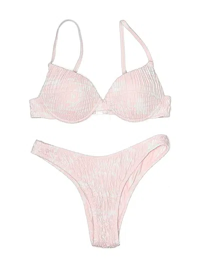 Pre-owned Assorted Brands Two Piece Swimsuit In Pink