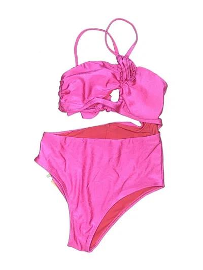 Pre-owned Assorted Brands Two Piece Swimsuit In Pink