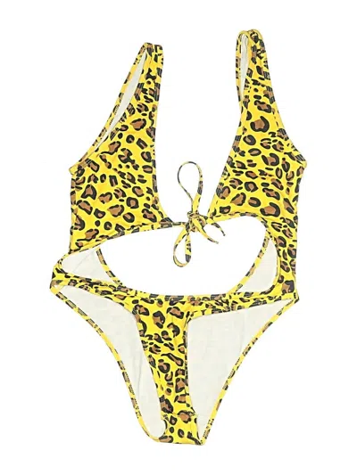 Pre-owned Assorted Brands Two Piece Swimsuit In Yellow