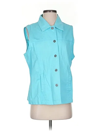 Pre-owned Assorted Brands Vest In Blue