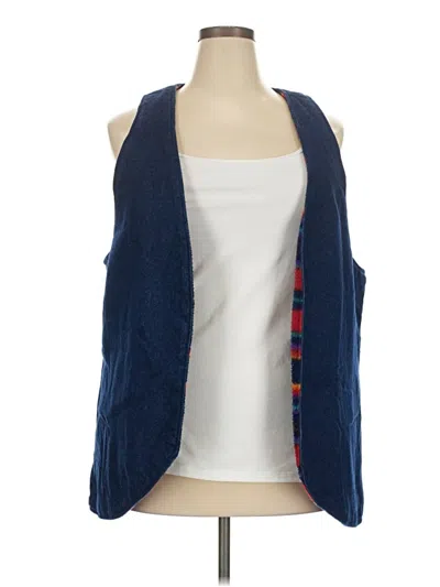 Pre-owned Assorted Brands Vest In Blue