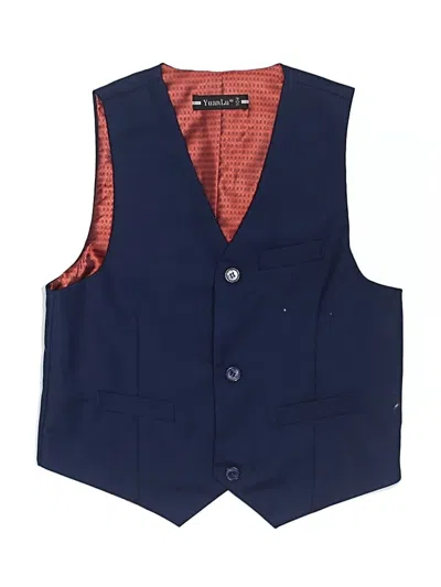 Pre-owned Assorted Brands Kids' Vest In Blue