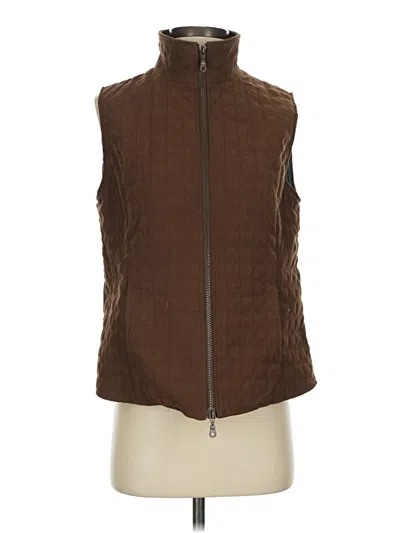 Pre-owned Assorted Brands Vest In Brown