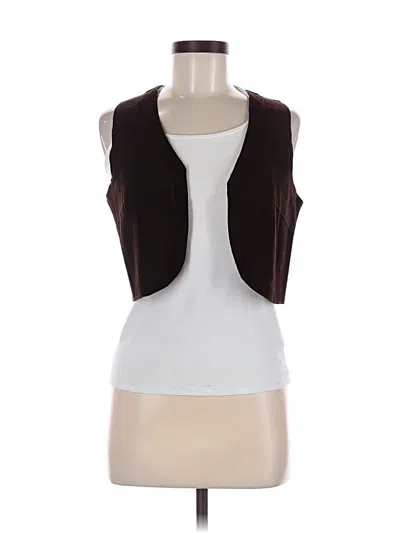 Pre-owned Assorted Brands Vest In Brown
