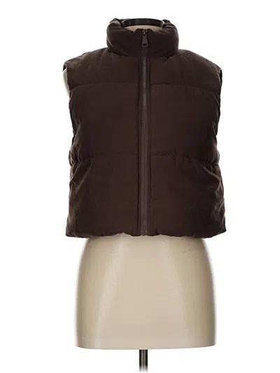 Pre-owned Assorted Brands Vest In Brown