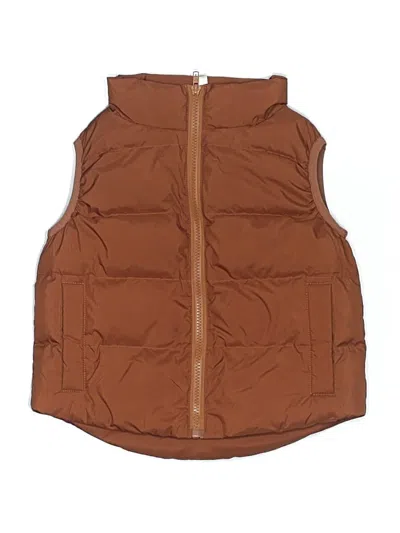 Pre-owned Assorted Brands Kids' Vest In Brown