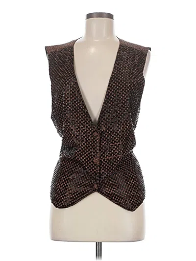 Pre-owned Assorted Brands Vest In Brown