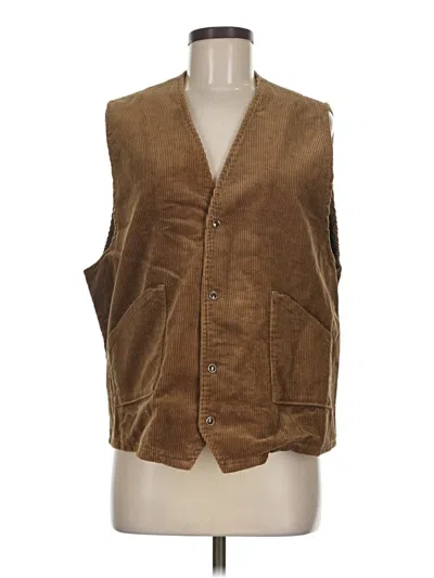 Pre-owned Assorted Brands Vest In Brown