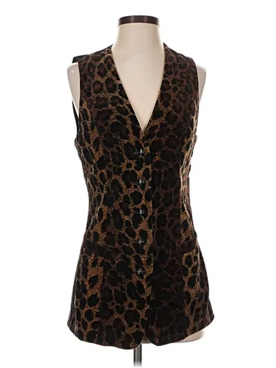 Pre-owned Assorted Brands Vest In Brown