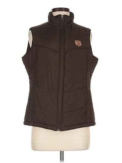 Pre-owned Assorted Brands Vest In Brown