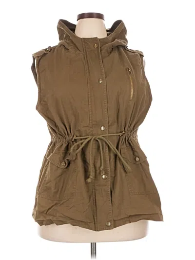 Pre-owned Assorted Brands Vest In Brown
