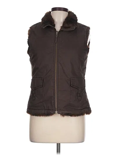 Pre-owned Assorted Brands Vest In Brown