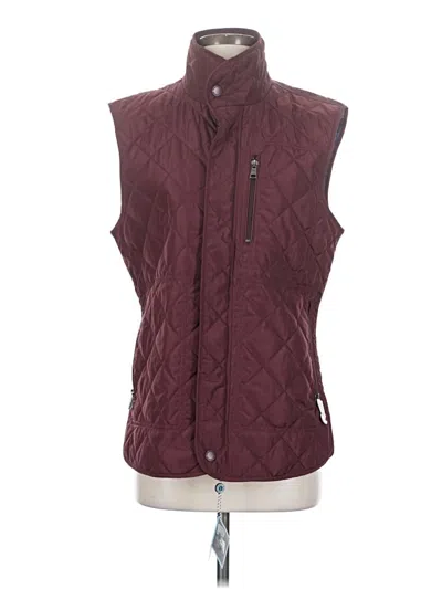 Pre-owned Assorted Brands Vest In Burgundy