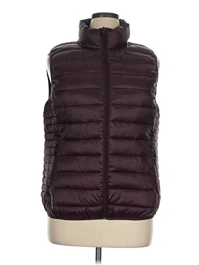 Pre-owned Assorted Brands Vest In Burgundy