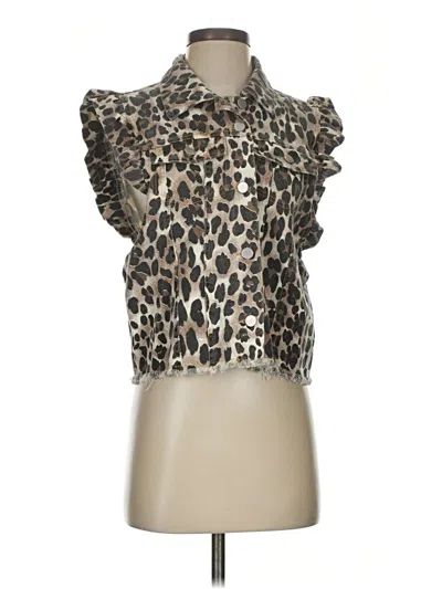 Pre-owned Assorted Brands Vest In Gold