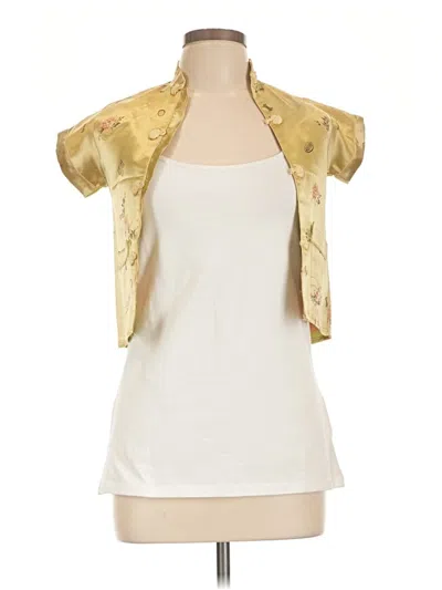 Pre-owned Assorted Brands Vest In Gold