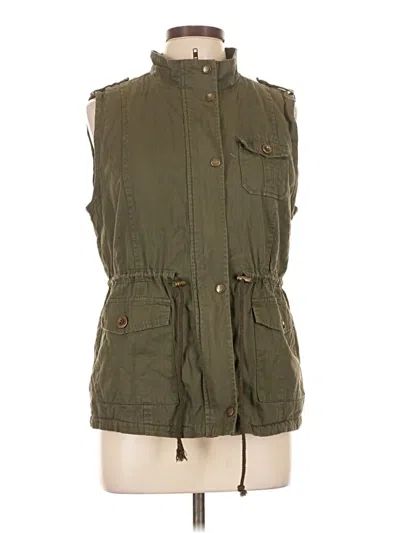 Pre-owned Assorted Brands Vest In Green