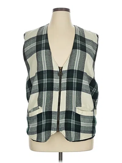 Pre-owned Assorted Brands Vest In Green