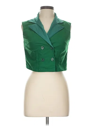 Pre-owned Assorted Brands Vest In Green