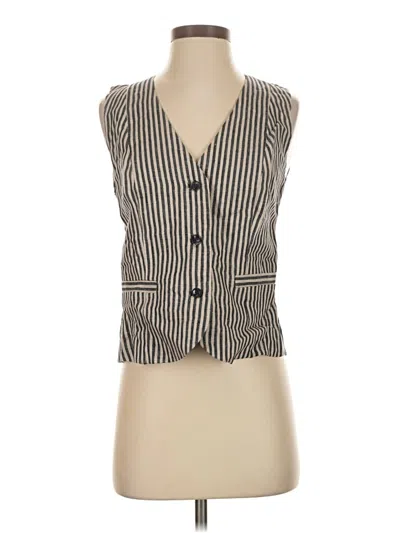 Pre-owned Assorted Brands Vest In Ivory