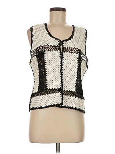Pre-owned Assorted Brands Vest In Ivory