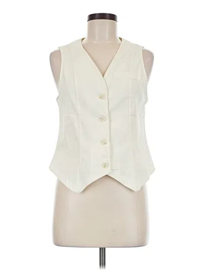 Pre-owned Assorted Brands Vest In Ivory