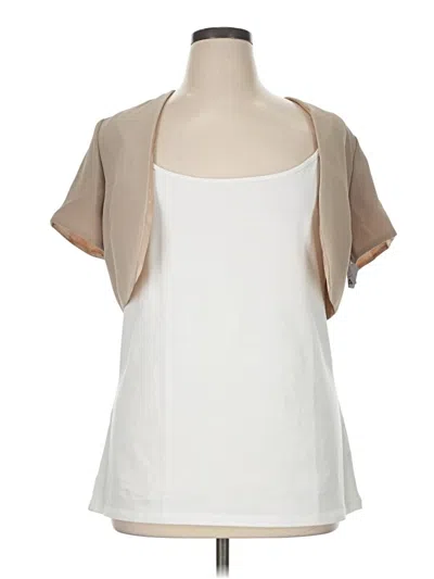 Pre-owned Assorted Brands Vest In Ivory