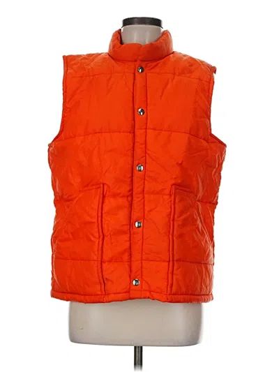 Pre-owned Assorted Brands Vest In Orange