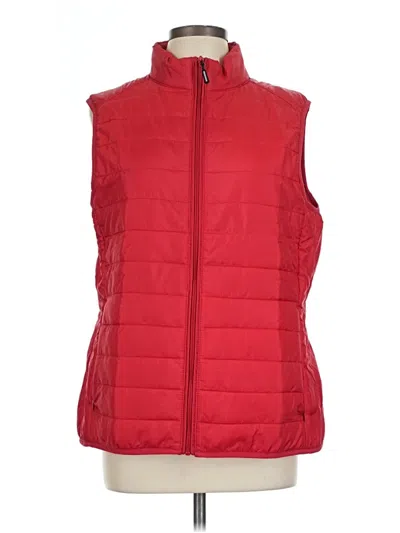 Pre-owned Assorted Brands Vest In Red