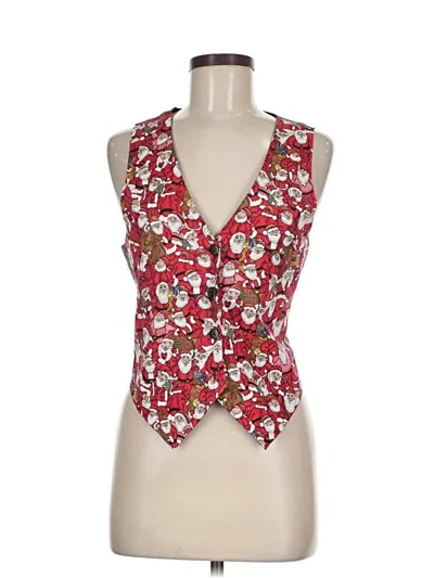 Pre-owned Assorted Brands Vest In Red