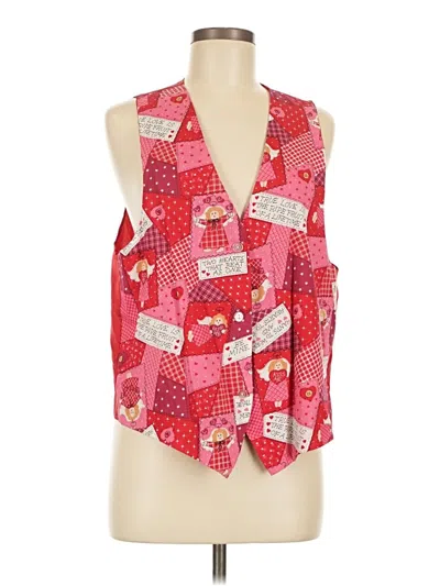 Pre-owned Assorted Brands Vest In Red