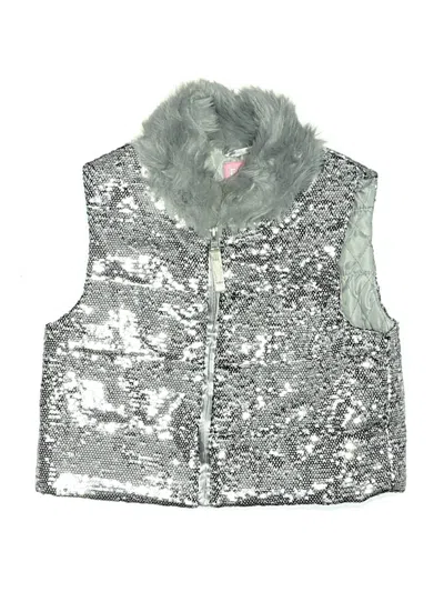 Pre-owned Assorted Brands Kids' Vest In Silver
