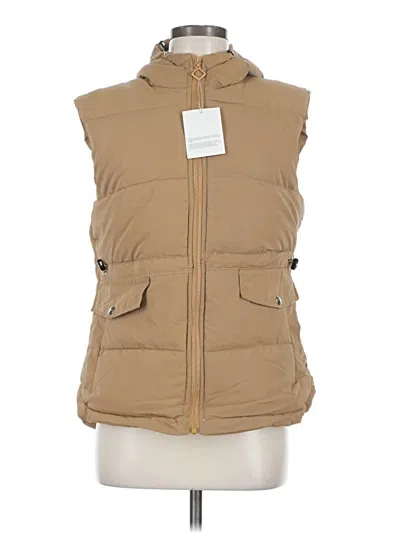 Pre-owned Assorted Brands Vest In Tan