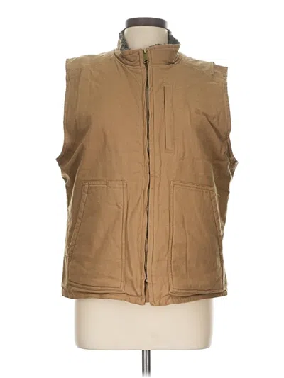 Pre-owned Assorted Brands Vest In Tan