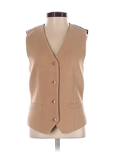 Pre-owned Assorted Brands Vest In Tan