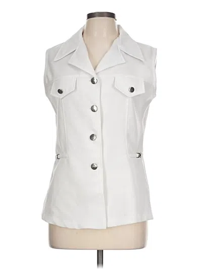 Pre-owned Assorted Brands Vest In White