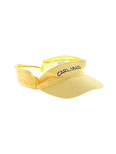 Pre-owned Assorted Brands Visor In Yellow
