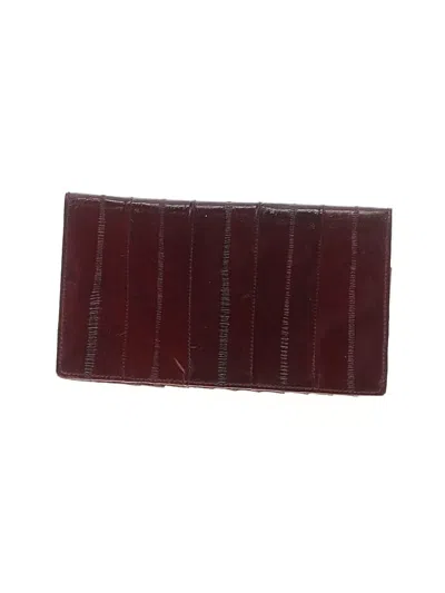 Pre-owned Assorted Brands Wallet In Burgundy